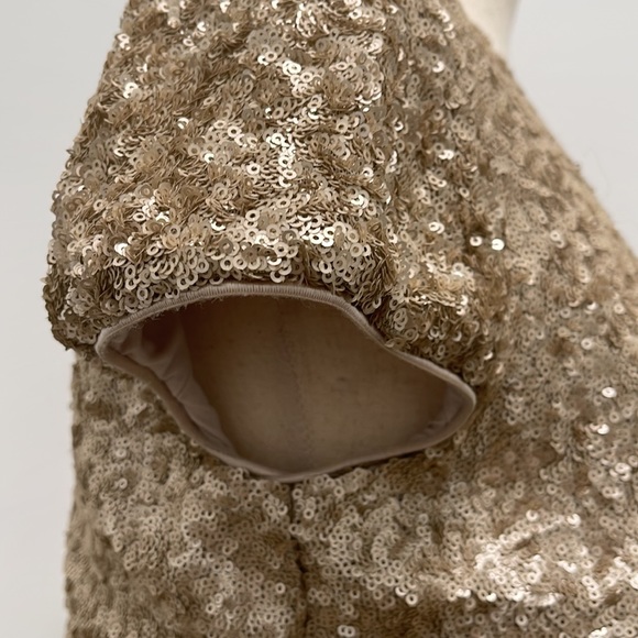 Dress The Population Sequined Dress, Pale Blush, Large - Picture 10 of 14